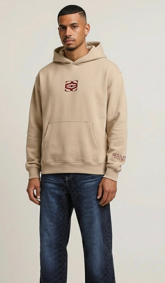 Beige Hoodie